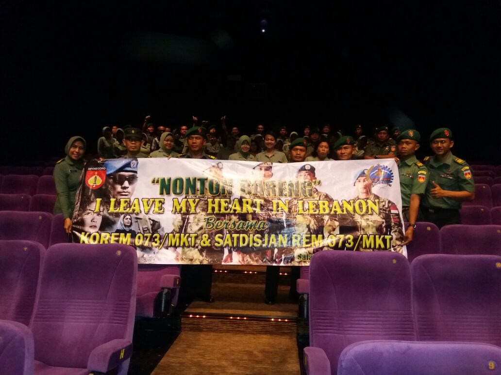 Korem Salatiga Sukseskan Film I Leave My Heart In Lebanon